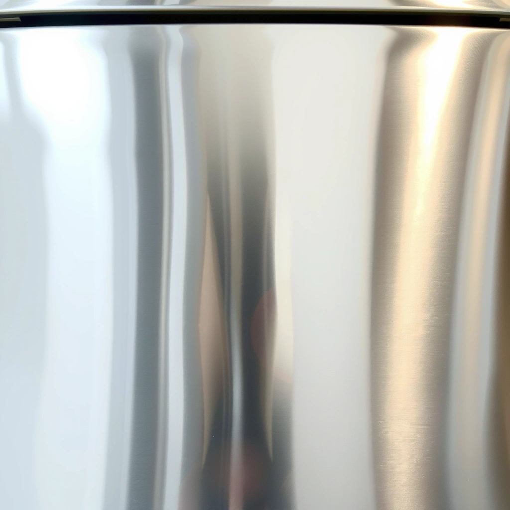 Acero inoxidable con acabado espejo