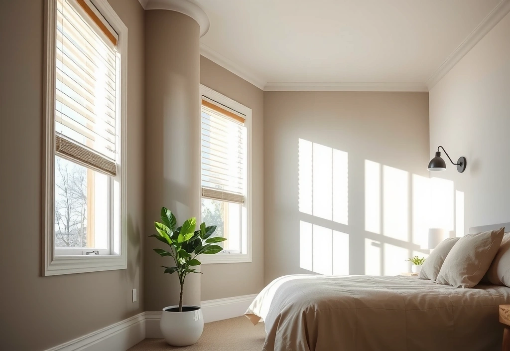 Habitación con luz indirecta limpia