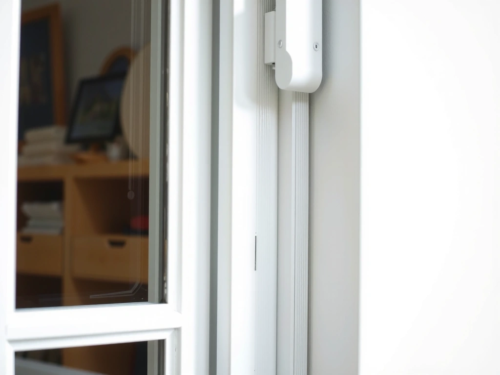 Primer plano de borde de ventana impecable