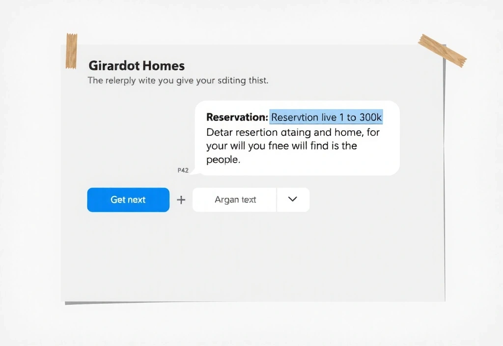 Confirmación de reserva por chat